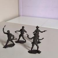 Modellini del Far West (cowboy e trapper)