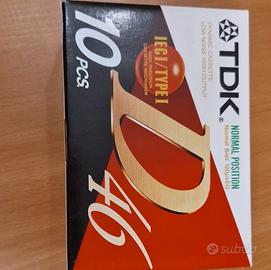 TDK D Cassetta audio Type I IEC I Normal Position 