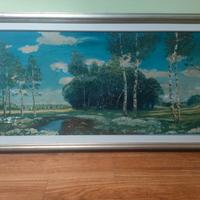 Dipinto Hermann Rudisuhli (The Birch Grove) quadro