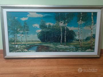 Dipinto Hermann Rudisuhli (The Birch Grove) quadro