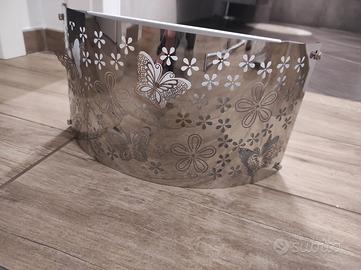 applique in acciaio disegno farfalle