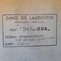 scenografie originali film "Barabba"