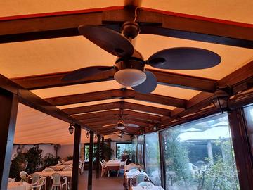 ventilatore da soffitto con luce