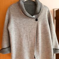 Cardigan Double-Face Grigio M/L - da Donna