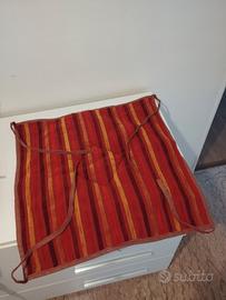 cuscini copri seduta rossi