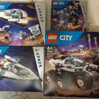 Lego space originali nuovi! 4 set!! misb