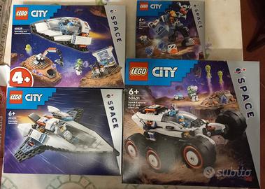 Lego space originali nuovi! 4 set!! misb