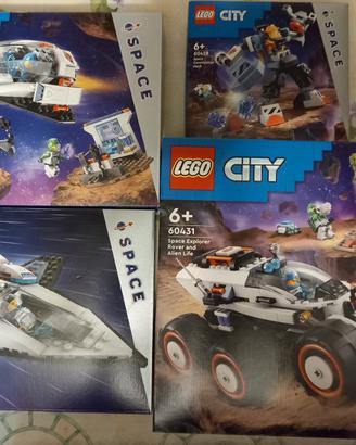 Lego space originali nuovi! 4 set!! misb