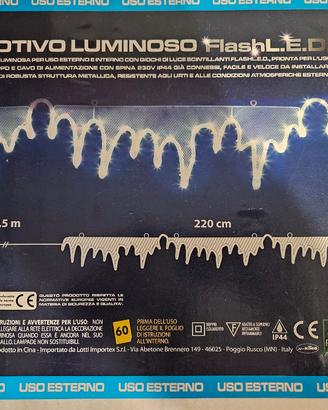 Natale luce effetto ghiaccio