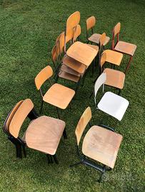 sedie vecchie impilabili