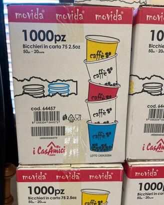1000 Bicchieri in carta  75ml