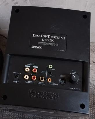 Cambridge Soundworks home theatre 5.1 Casse PC