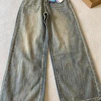 Jeans dritti a vita alta vintage da donna