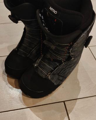 scarponi snowboard nitro sentinel boa