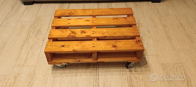 tavolino da caffè pallet vintage industriale