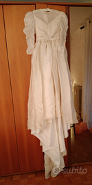 Abito da sposa classico in raso e seta