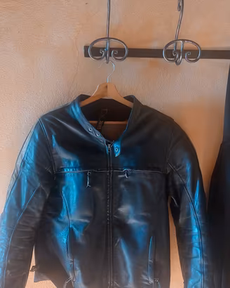 Giacca moto in cuoio IXS