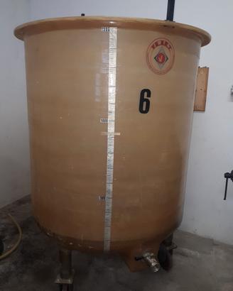 botte in vetroresina da 1500 litri 