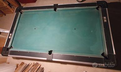 Biliardo pool a gettoni piano in ardesia 270x160