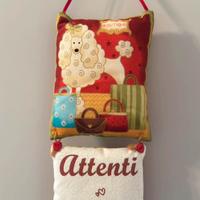 Decorazione handmade “Attenti al cane”
