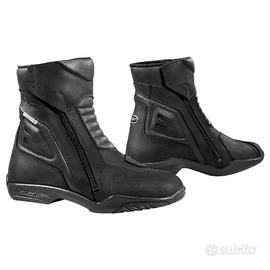 STIVALETTO MOTO UOMO IN PELLE DELLA FORMA