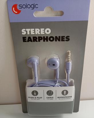 Auricolari stereo con microfono, cari colori 