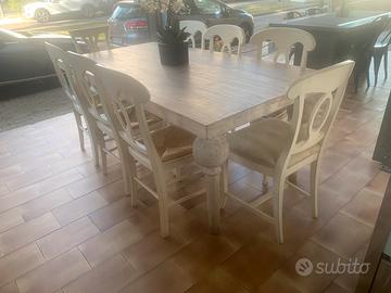 tavolo olmo massello