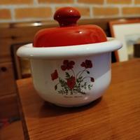 Zuccheriera con papaveri Rometti Italy