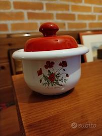 Zuccheriera con papaveri Rometti Italy