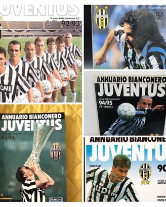 Lotto annuari Bianconeri dal 1990/95