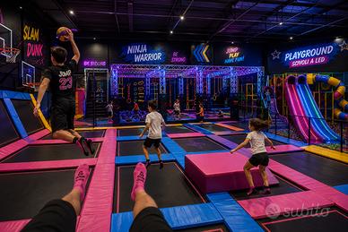 Fabbrica 100% Italina di Trampoline Park su Misura