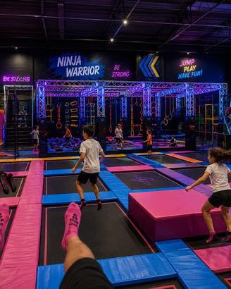 Fabbrica 100% Italina di Trampoline Park su Misura