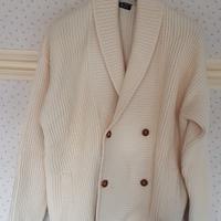 Cardigan Bianco stile marina