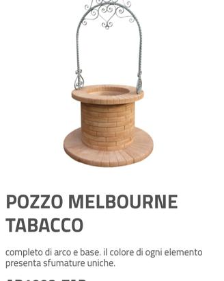 pozzo decorativo da giardino 