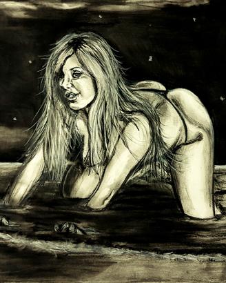 dipinto carboncino