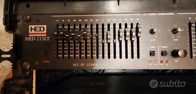 equalizzatore, multieffetti, lettore cd, crossover