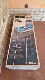 Piscina da esterno sopraelevata 4 x 2 metri