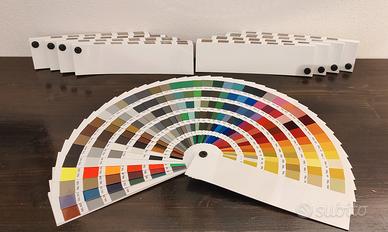 9 cartelle mazzette colori tinte RAL nuove