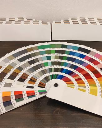 9 cartelle mazzette colori tinte RAL nuove