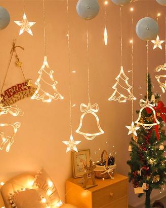 Lampada Natalizia LED con Ventosa – Babbo Natale