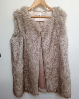 Finta pelliccia smanicata