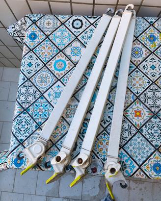 Braccetti di alluminio per tende da sole