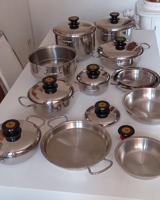 Batteria di pentole acciaio inox  18/12