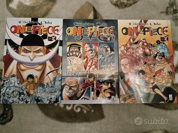One Piece volume 56-57-58 edizione blu italiano
