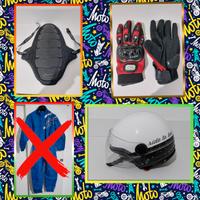 Guanti, Casco , Paraschiena Dainese