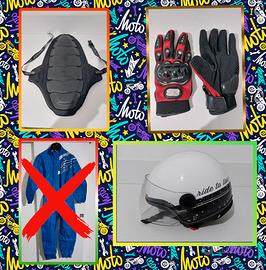 Guanti, Casco , Paraschiena Dainese