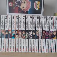 Collezione completa Jujutsu Kaisen 1-18 NUOVO