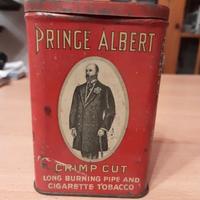 Scatola latta Prince Albert Crimp Cut Burning Pipe