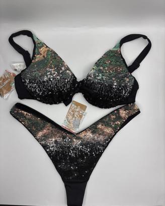Bikini Calzedonia sexy paillettes top 3 tanga 4