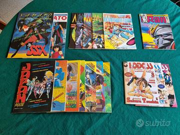18 riviste vintage su manga e anime anni '90